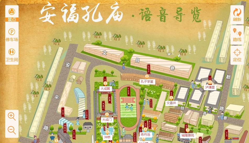 都兰手绘地图：智慧景区智能化服务的延伸